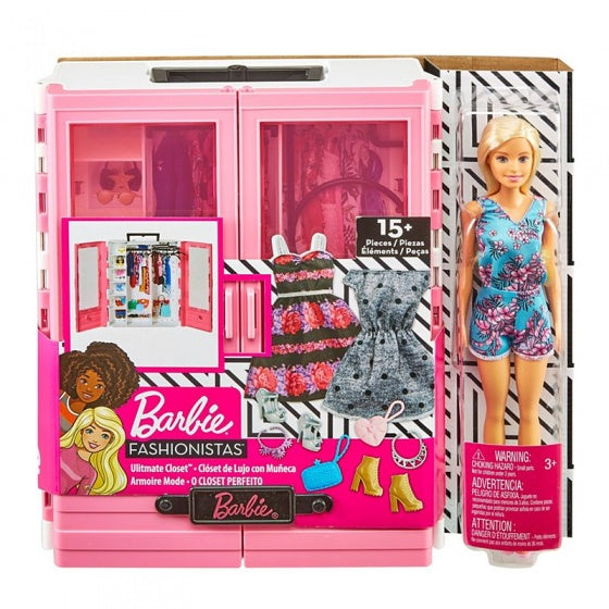 ultieme kledingkast met accessoires roze