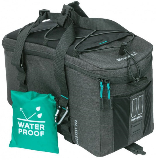 bagagedragertas Discovery 365D 9 liter polyester zwart