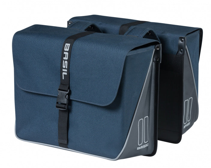 dubbele fietstas Forte 35 liter blauw - 17778