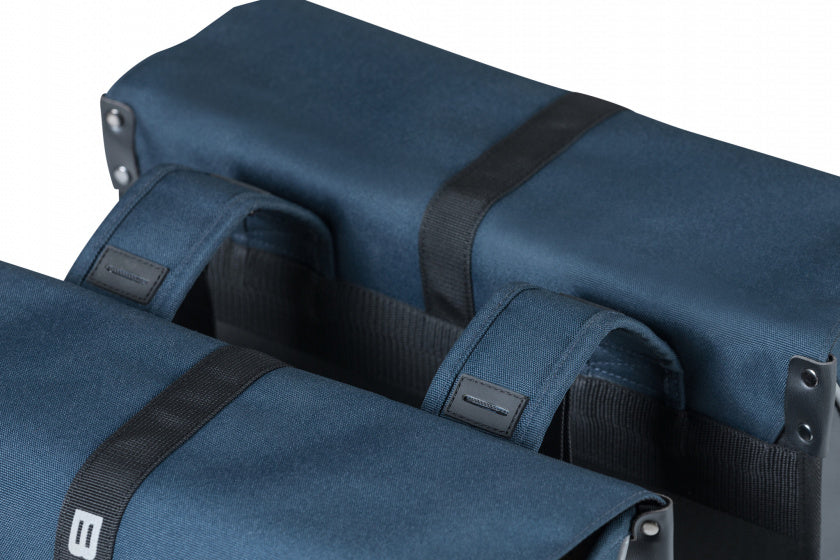 dubbele fietstas Forte 35 liter blauw - 17778