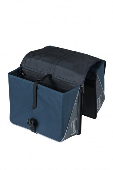 dubbele fietstas Forte 35 liter blauw - 17778