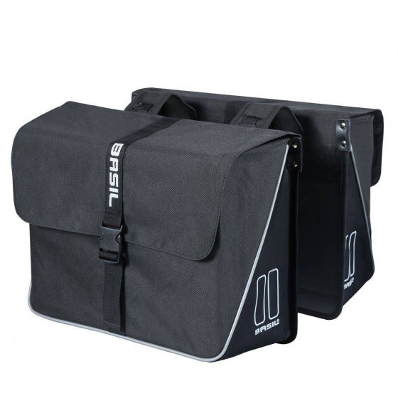 dubbele fietstas Forte 35 liter zwart - 17777
