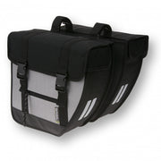 dubbele fietstas Tour xl 40 liter zwart/zilver - 17081