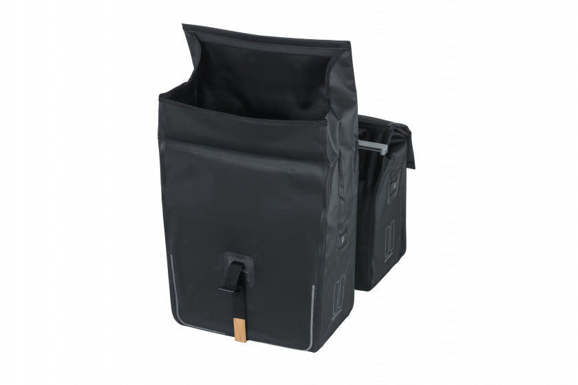 dubbele fietstas Urban Dry 50 liter MIK zwart - 17782