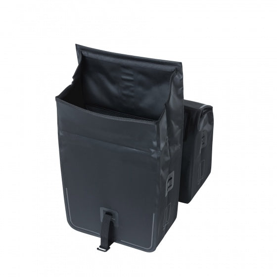dubbele fietstas Urban Dry 50 liter zwart - 17659