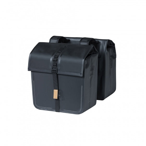 dubbele fietstas Urban Dry 50 liter zwart - 17659
