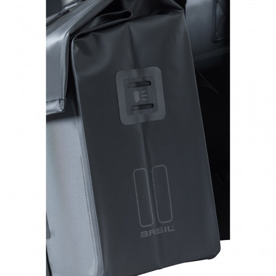 dubbele fietstas Urban Dry 50 liter zwart - 17659
