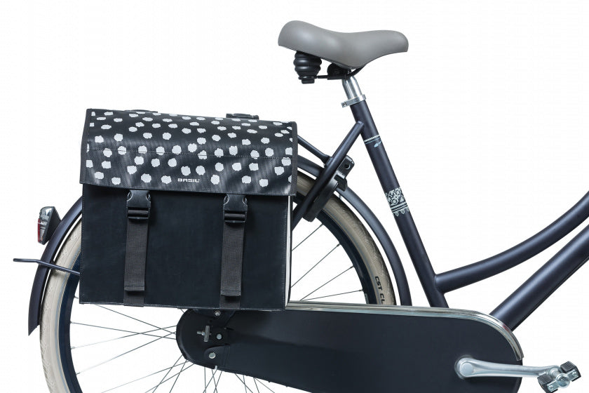 dubbele fietstas Urban Load 48 liter zwart - 17739