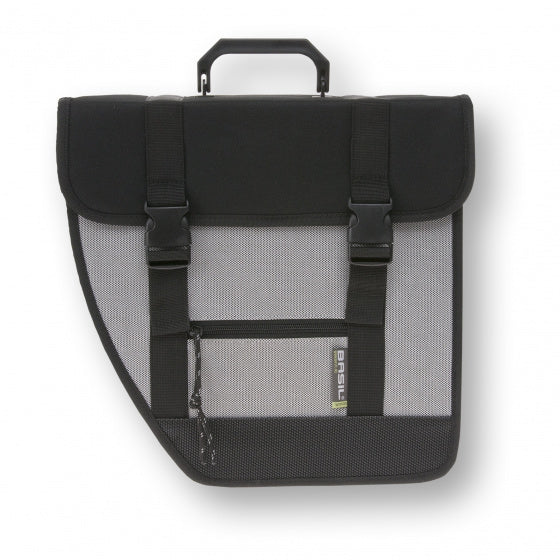 enkele fietstas Tour links 17 liter zwart/grijs - 17305