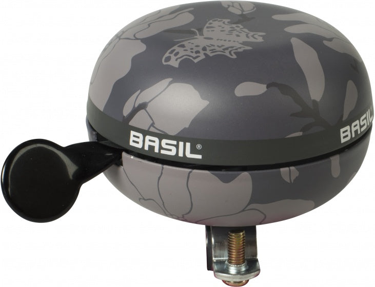 fietsbel Big Bell Magnolia 80 mm grijs
