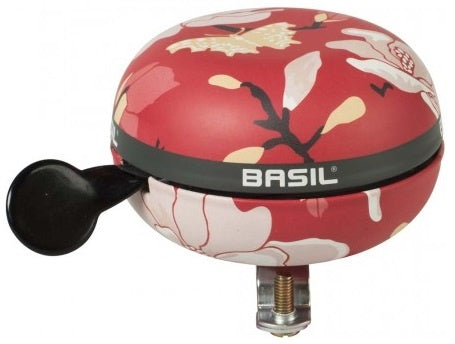 fietsbel Magnolia 80 mm rood