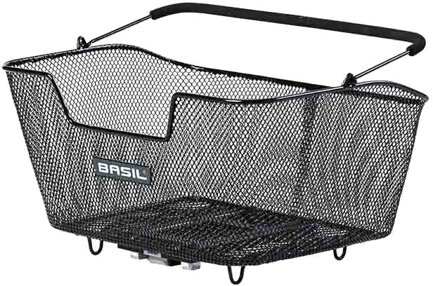 fietsmand Base MIK M 14 liter 43 x 30 x 23 cm staal zwart