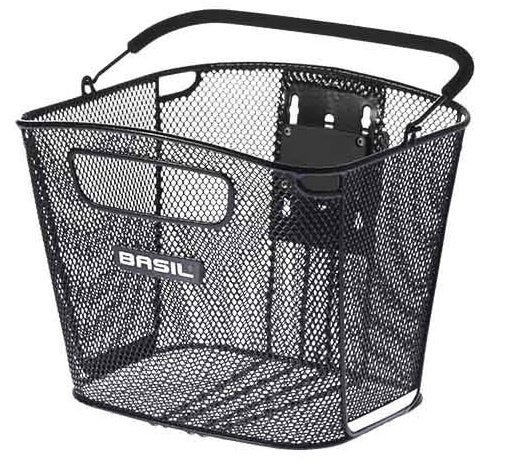 fietsmand Bold KF voor 25 liter staal zwart