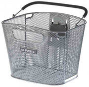 fietsmand Bold KF voor 25 liter zilver staal