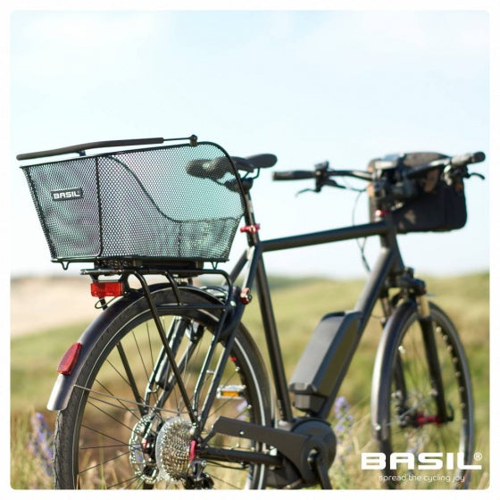 Fietsmand Icon Multi Systeem achter 23 liter zwart - 11229