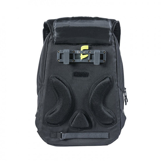 fietsrugtas Flex 17 liter polyester zwart