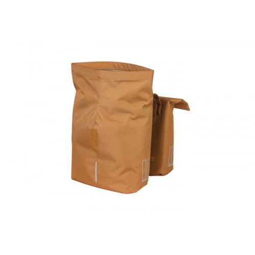 fietstas dubbel City 28-32 liter MIK bruin - 18073