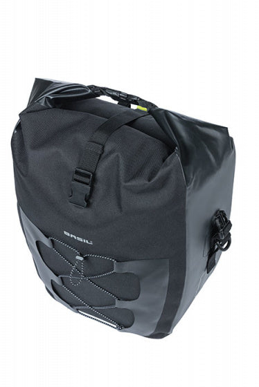 fietstas Navigator enkel 25-31 liter tarpaulin zwart
