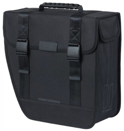 fietstas Tour links enkel 14 liter polyester zwart