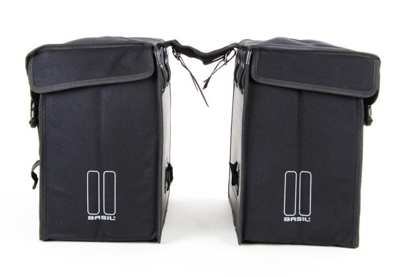 Kavan dubbele fietstas 45 liter zwart - 17576