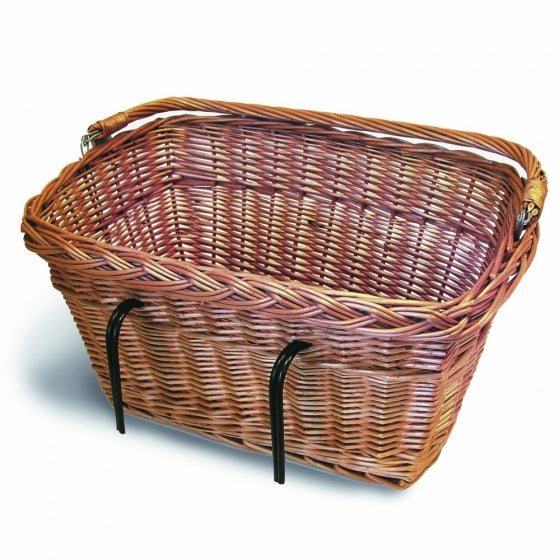 fietsmand Davos voor/achter 29 liter bruin - 15003