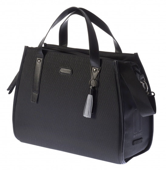 fietstas Noir 17 liter polyester zwart - 17662