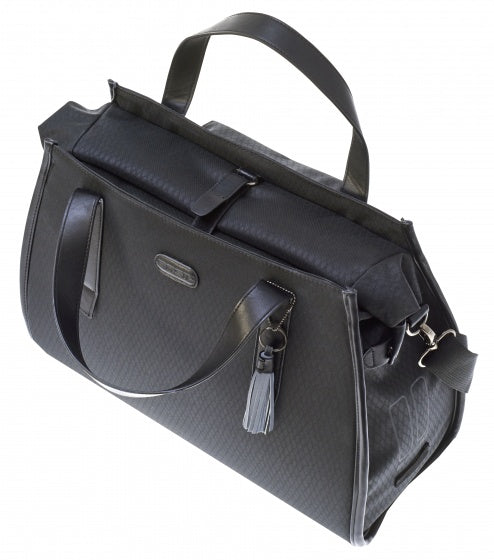 fietstas Noir 17 liter polyester zwart - 17662