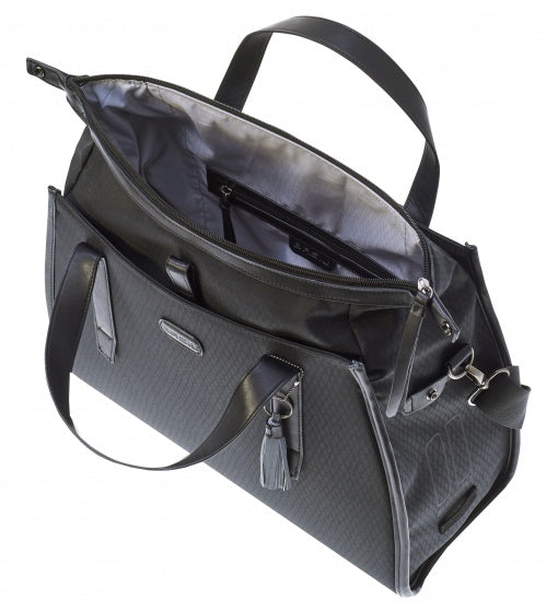 fietstas Noir 17 liter polyester zwart - 17662