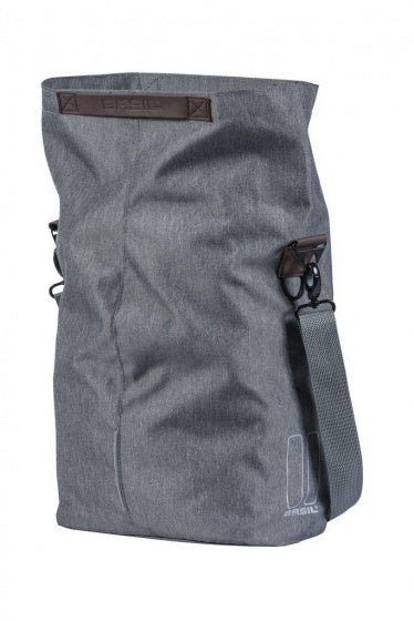 shopper City enkele fietstas 14 liter grijs - 17780