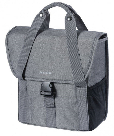 shopper Go enkele fietstas 16 liter grijs - 17765