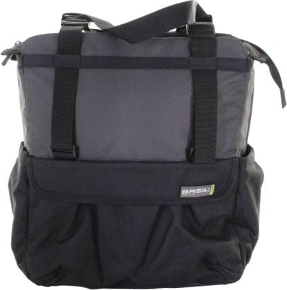 shopper XL 20 liter zwart/grijs - 17402