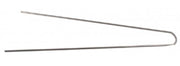 spatbordstang staal gebogen 28 inch zilver per stuk