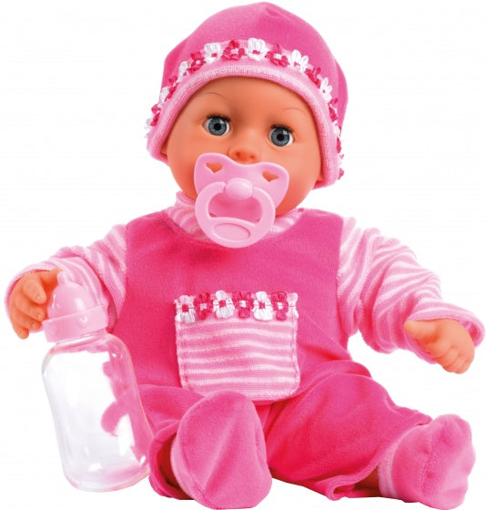 babypop met accessoires First Words 38 cm 3-delig