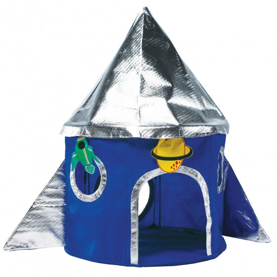 speeltent Raket 142 x 142 cm blauw