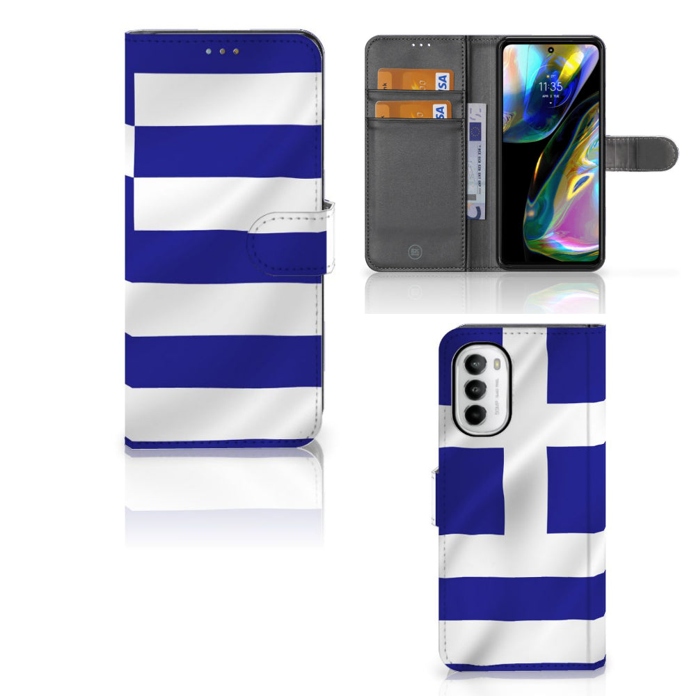 Motorola Moto G52 | Moto G82 | Bookstyle Case | Griekenland | Portemonnee hoesje