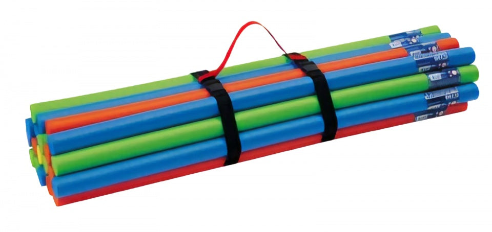 draagband Zwemnoodles zwart/rood