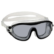 zwembril Durban siliconen/polycarbonaat zwart one-size