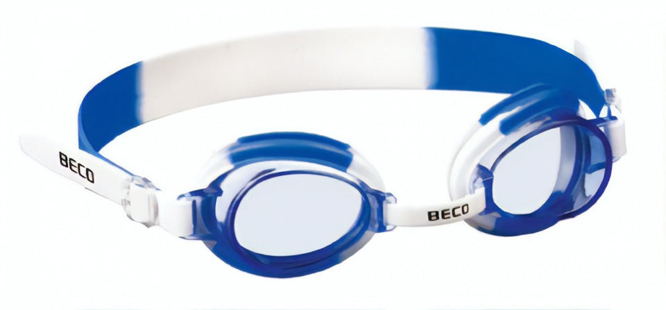 zwembril Halifax polycarbonaat wit/blauw one-size