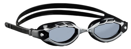 zwembril Monterey polycarbonaat grijs/zwart one-size