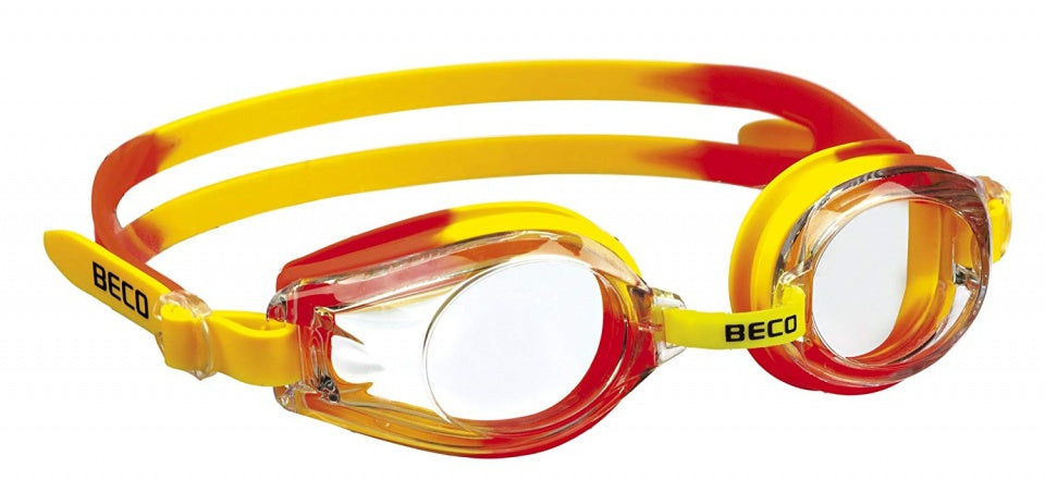 zwembril Rimini polycarbonaat junior geel/oranje