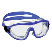 zwembril Durban siliconen/polycarbonaat blauw