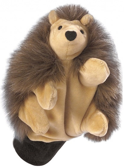 handpop egel 22 cm bruin
