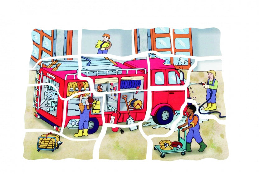 lagenpuzzel brandweer 58 stukjes