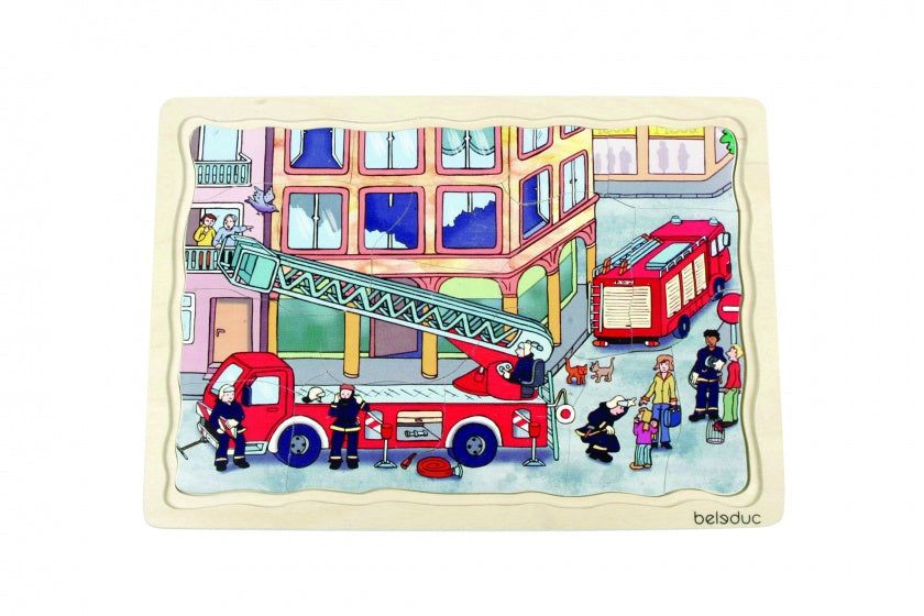 lagenpuzzel brandweer 58 stukjes