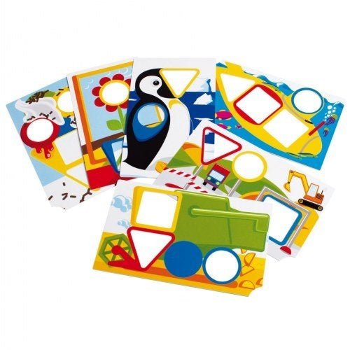 leerspel Geosorter vormen en kleuren 22-delig