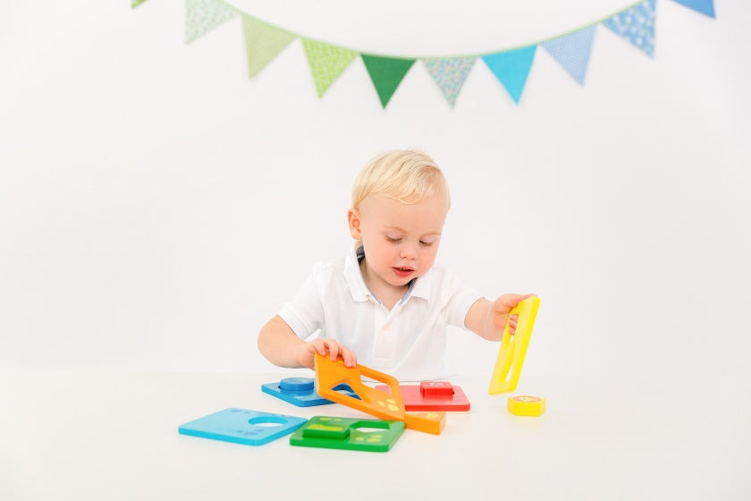 vormenpuzzel Safaridieren junior hout 11 stukjes