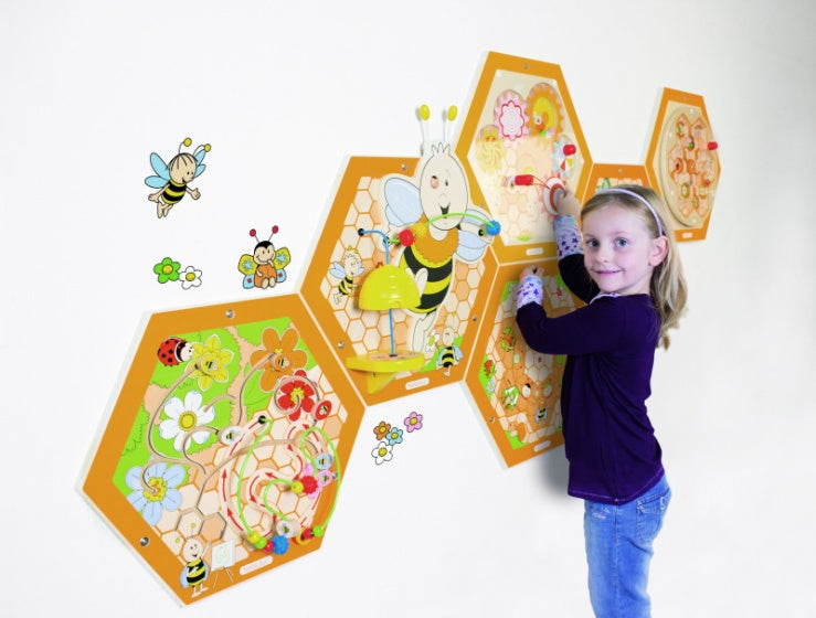 wandstickers bijen junior 3 vellen