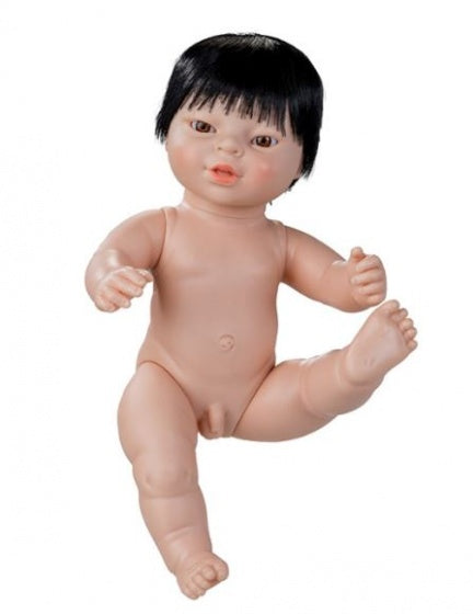 babypop zonder kleren Newborn Aziatisch 38 cm jongen