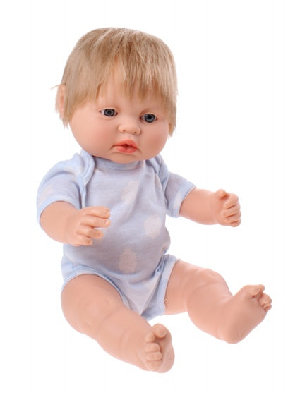 babypop Newborn blond 38 cm jongen