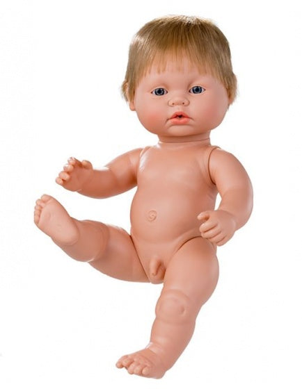 babypop Newborn blond 38 cm jongen